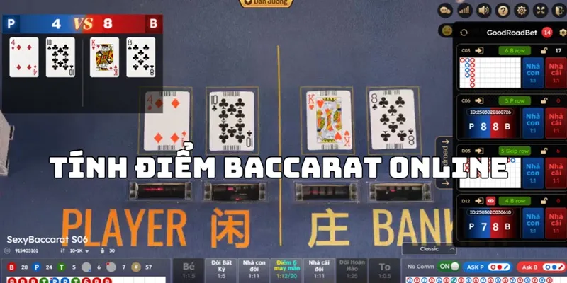 Quy định tính điểm trong game casino Baccarat